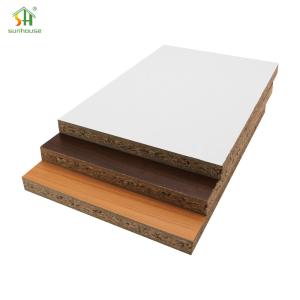 Quality SUNHOUSE Melamine Particleboard 1220X2440mm 15mm 18mm For Furniture Interior wholesale