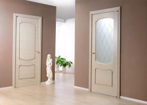 Quality MDF Wood Composite Door 650mm - 900mm Width For Office / Living Room wholesale