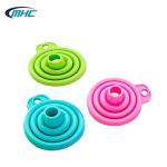 Mini Collapsible Silicone Kitchen Funnels Oil Liquid Reusable Customized Food