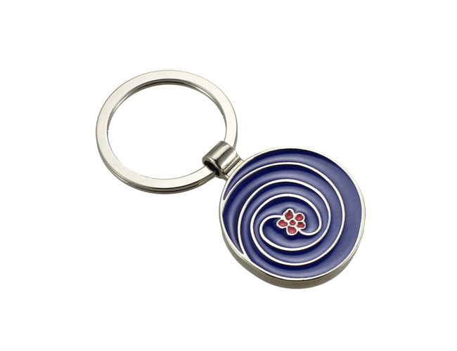 Color Filling Multifunction Trolley Token Coin Metal Keychain Holder Keyring