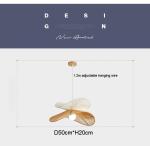 Nordic Wabi Sabi Led Pendant Lights For Living Room Home Decoration Rattan