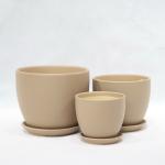Contemporary Ceramic Pots For Artificial Plants And Greenery Low Maintenance