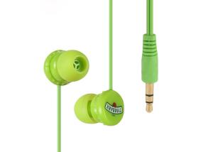 Quality Lightweight Custom Molded Earphones , Patterned Logo Wired Earbuds With Mic wholesale