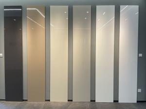 Quality Mocha color high gloss mdf panel for kitchen cabinet wholesale