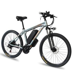 Quality Enduro Carbon 26 Inch Electric Mountain Bike 500W Hub Motor Disc Brake wholesale