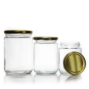 Quality Wholesale Empty 8Oz 16Oz 24Oz Preserving Honey Pickles Kitchen Glass Storage Jars With Sealed Lid wholesale