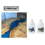 Chemical Resist Crystal Clear Epoxy Resin Rock Hard Deep Cast Resin For Table