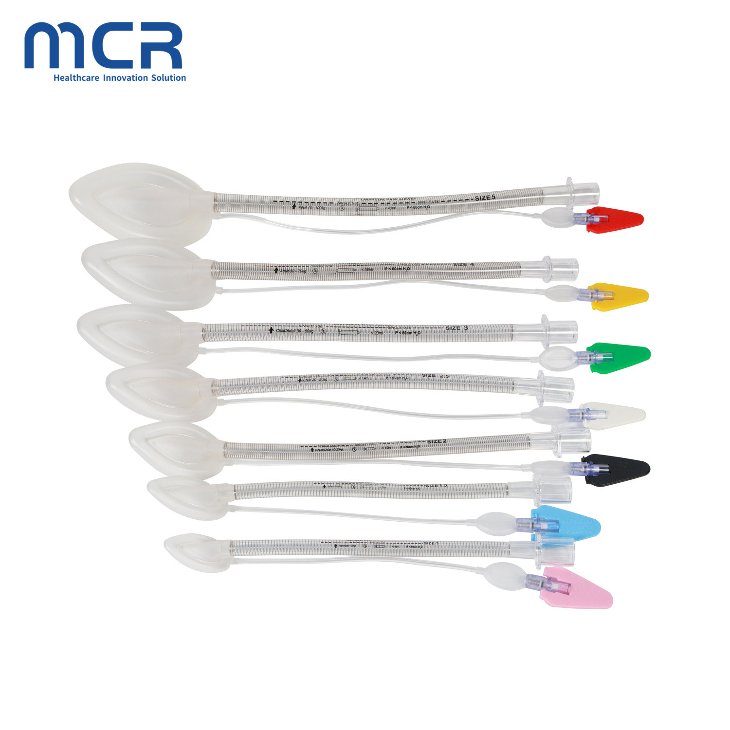 Disposable Medical PVC Laryngeal Mask Airway Reinforced Type Optional