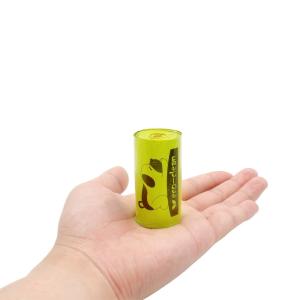 Quality Green Dog Poop 10.5MIC Biodegradable Pet Waste Bags wholesale