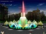 Urban Construction Floating Musical Fountain outdoor