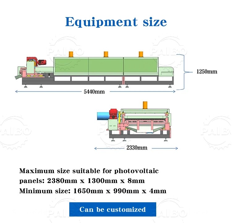 Low Energy Consumption Solar Panel Recycling Equipment for Sustainable and Eco-Conscious Businesses