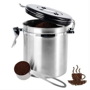Quality Eco - Friendly Coffee Maker Accessories Airtight Coffee Container 16oz wholesale
