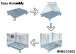 40x32x33 Inch Collapsible Metal Storage Containers , Industrial Collapsible