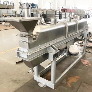 Quality 0.9m2 To 6.75m2 Vibrating Fluidized Bed Dryer For Jasmine Chrysanthemum Rose wholesale