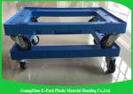 612 *412*145mm Customized Pallet Plastic Moving Dolly With PU Wheels 150KG