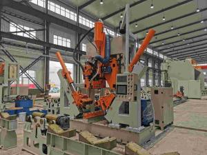 Quality CNC 5G Pole Shut Welding Machine HM800/14000 14m Length Polygonal Design wholesale