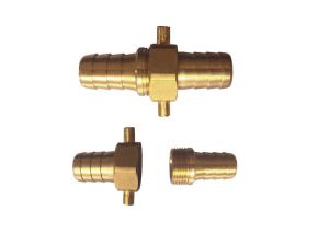 Quality Hexagon Type Brass Hose Fittings , Swiss Type, Brass Hose Pipe Connectors IPS Thread wholesale