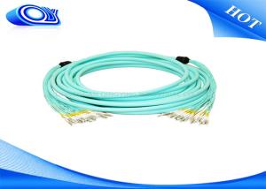 Quality OM3 SC - LC Fiber Patch Cord , MM Duplex Fiber Optic Drop Cable For LAN / WAN wholesale
