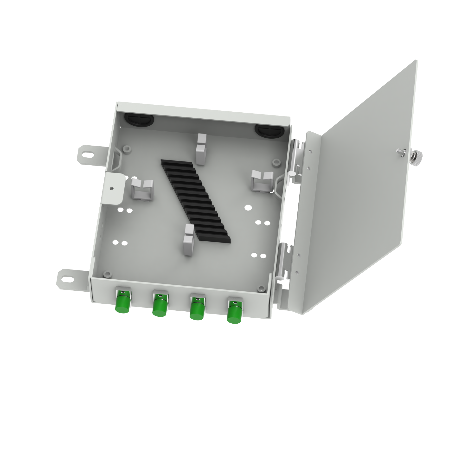 FC APC Type 4 Cores Terminal Box Best Fiber Optic Distribution Box for FTTX in Network