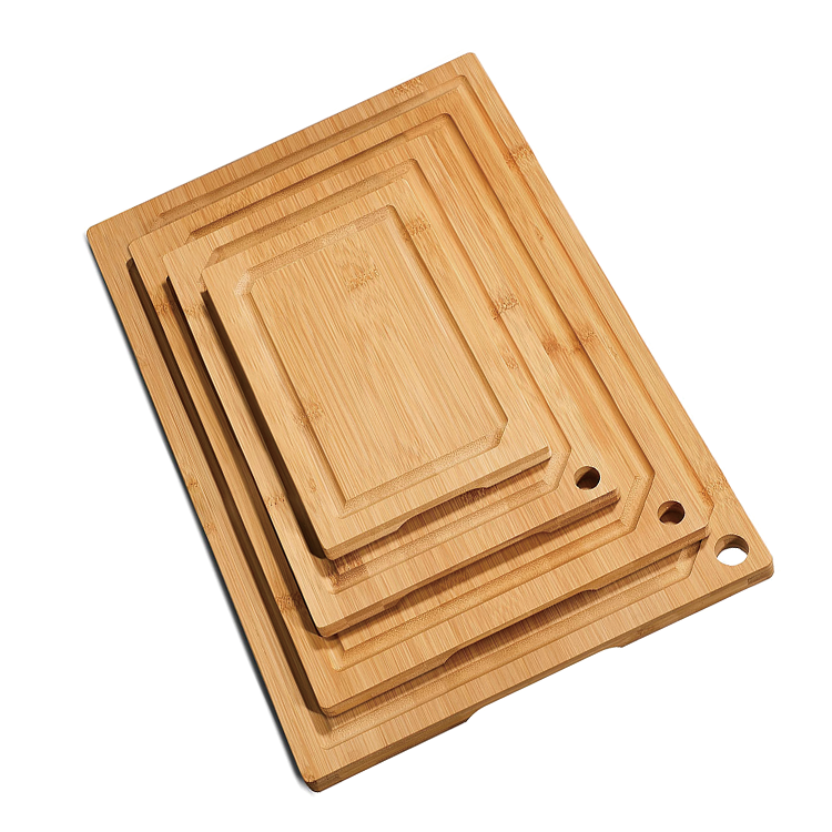 Commercial Buyer's Perfect Choice Sustainable Bamboo Cutting Board with Juice Groove