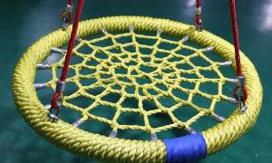 Quality 48&quot; High Strength Outdoor Playground Polyester Bird's Nest Swing 120cm For Backyard wholesale