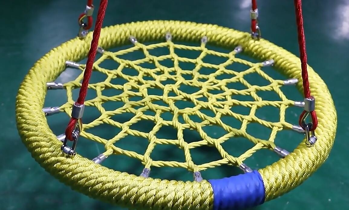 Hot Sale 100cm 120cm Outdoor Playground Multi Colors Kids Bird Nest Swing