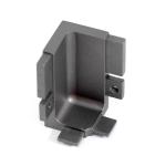 Black Aluminium Profile Handle Custom Furniture Hardware For Sliding Wardrobe