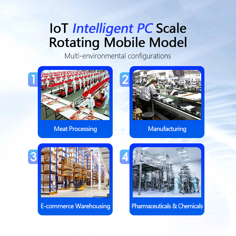 Rotating 15inches Android Display Touchscreen Industrial Platform Scale 40cm by 50cm