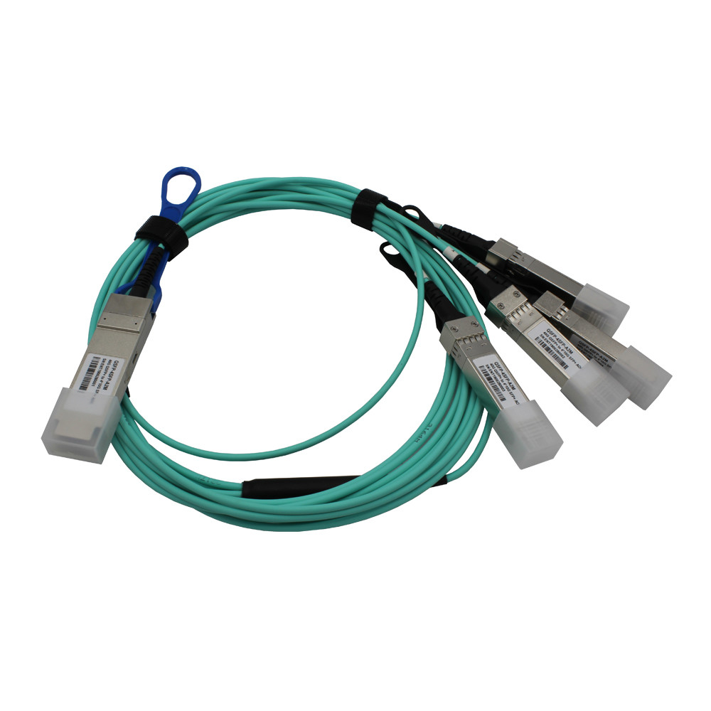 QSFP-4SFP-AxM QSFP To 4x10G 40G Sfp+ Aoc Cable 1m 5m With LC Connector