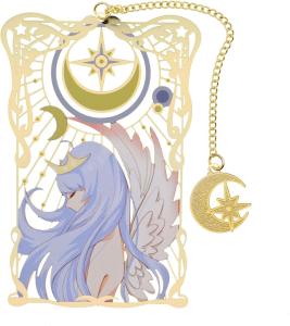 Quality 3D Enamel Blank Metal Stamped Bookmarks ODM wholesale