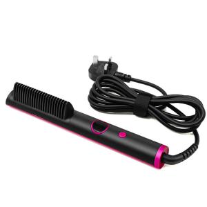 Quality Negative Ions Electric Hair Brush Anti Scald Hair Straightener Brush wholesale