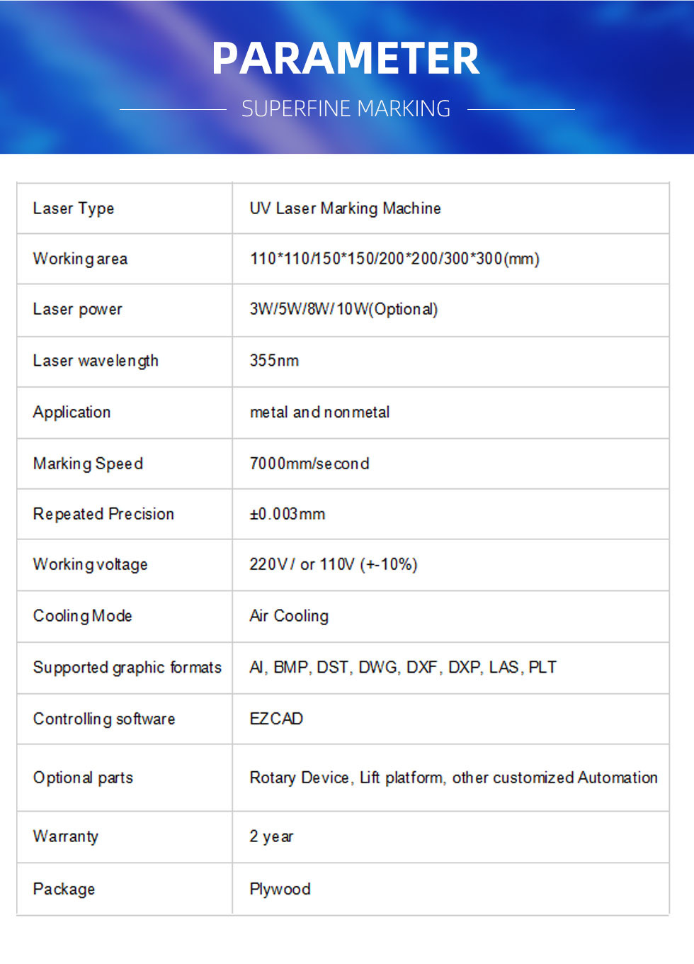 3W 5W 10W 15w Mini Portable Desktop Red Light Focusing System Color UV Laser Marking and Engraving Machine
