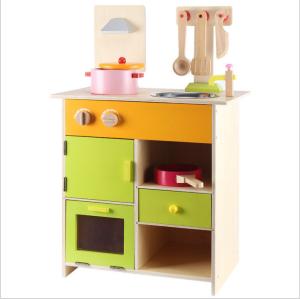 Quality 69cm Wooden Miniature Kitchen Set 48cm Minnie Mouse Wooden Kitchen wholesale