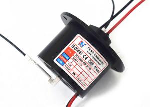 Quality 2 Channel Fiber Optic Rotary Joint 35mm OD Aluminum Alloy Housing Material wholesale