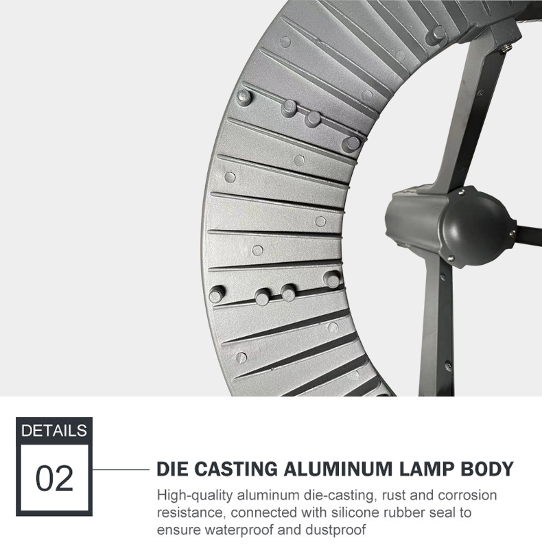 Garden Lamp 30W 3000-6000K IP65 600*600*390MM 5KG 140-76MM 3-6M