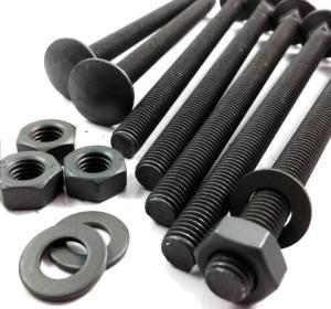Quality Stainless Steel DIN 603 Round Head Square Neck Bolt With Nut ASME B18.6.3 wholesale