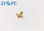 Female Flange Mount SSMA RF Connector for 2# Semi Rigid / Semi Flexible Cable