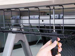 Keep Your Cables Neat and Tidy with This Folding Rack Cable Management Organizer