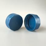 Blue PE 42mm Tamper Evident Caps For Bottles Pilfer Proof