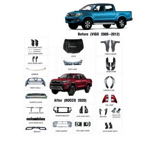Quality 2012 Vigo Upgrade To Hilux Rocco 2021 4x4 Car Body Accessories wholesale