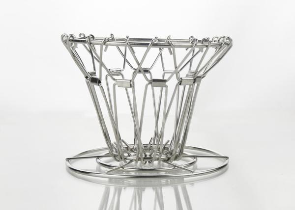 Cone Shape Basket Filter Dripper Pour Over Stainless Steel Coffee Holder For