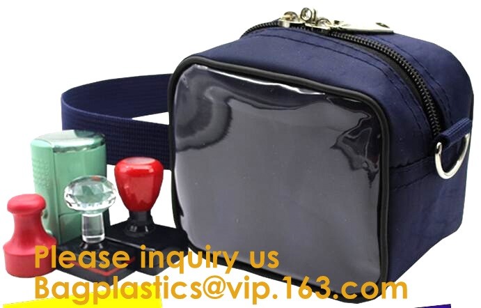 Zipper Vinyl PVC Leather Bank Deposit Bags Bank Deposit Bag With Key Ring,Locking Courier Bag 1000 Denier Nylon Combinat