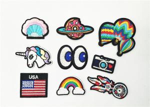 Quality Fashion Rainbow Custom Applique Patches Multicolor Used In Shoes wholesale