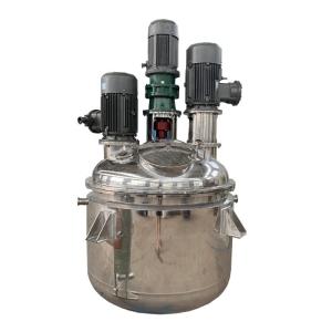 Quality 0.75kw Multi-function Electric Stirring Stainless Steel Reaction Dispersing Emulsifying Kettle for Chemical wholesale