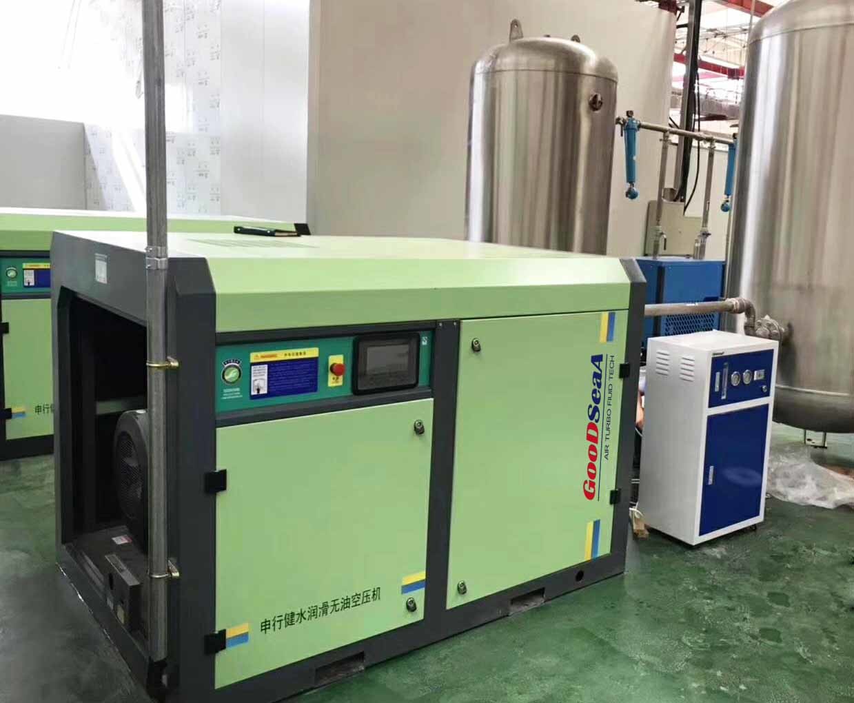 15kw 20hp Oil Free Screw Compressor Machine Energy Saving ISO Approved