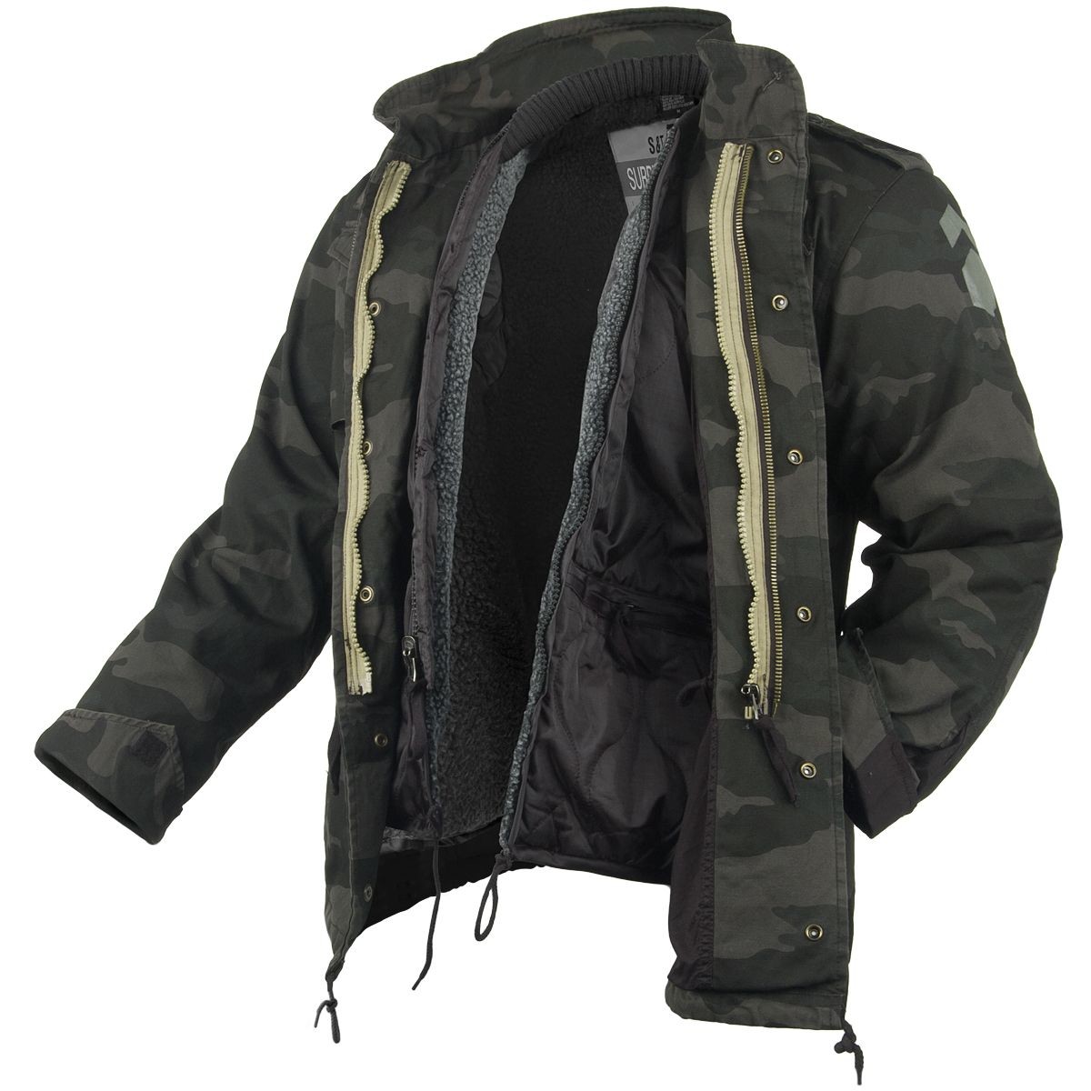 Cold Weather Polyester US Army M65 Field Jacket Outdoor Tactical M-1965 Rip Stop