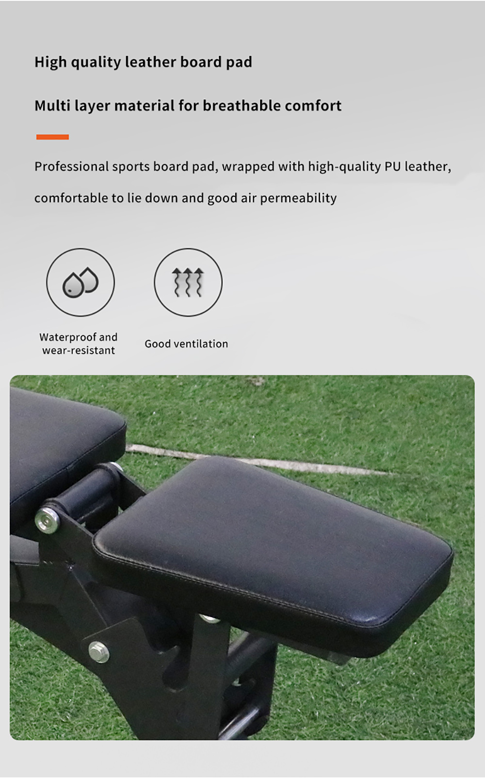 Adjustable Bench Space Save for Home Gym and Commercial Gym Bench