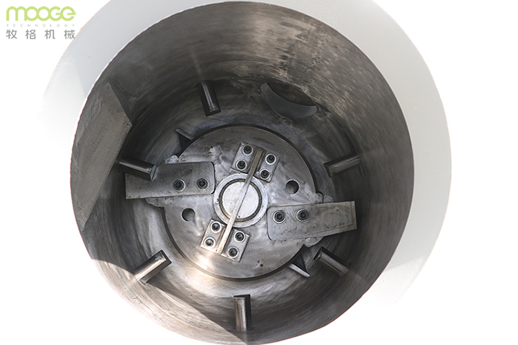 120-1200 Kg/H Plastic Film Agglomerator PP Waste Plastic Granulator