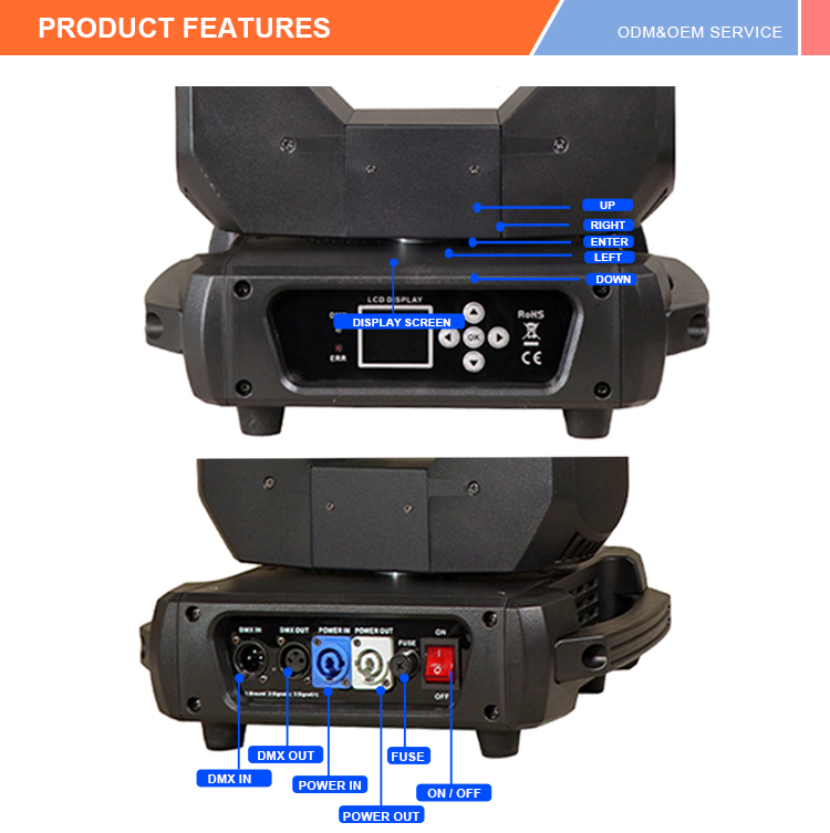 Professional Outdoor Sky Lighting Nice Stage Light with AC90V-240V Input Voltage
