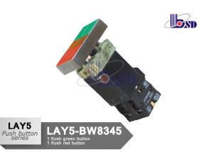 Quality 660V Red Green Push Button Switch LEC60947-5-1 Standard LAY5（XB2）-BW8345 wholesale